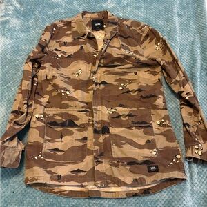 Vans Lightweight Brown Tan Shirt Jacket